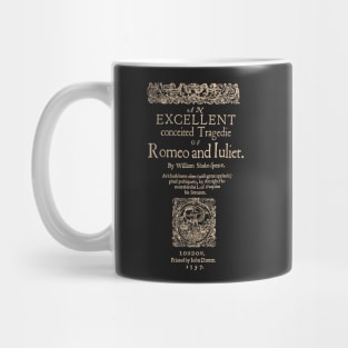 Shakespeare, Romeo and Juliet. Dark Clothes Version Mug